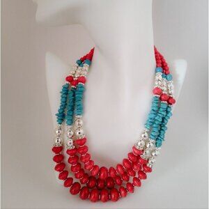 Beautiful Southwest Hippie Festival Necklace So Fun!! New!